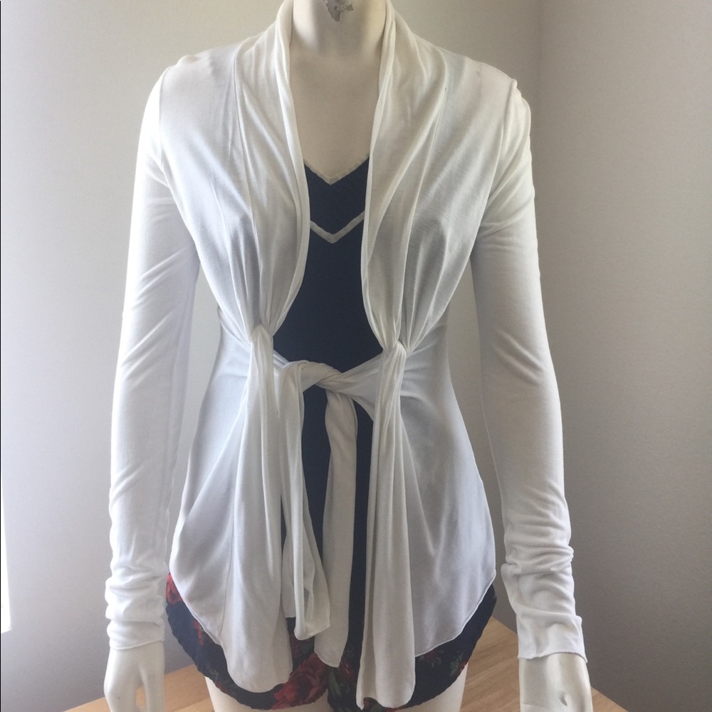 Banana Republic white light Cardigan Sz XS